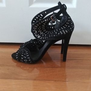 Crystal party Zara Black heels 38